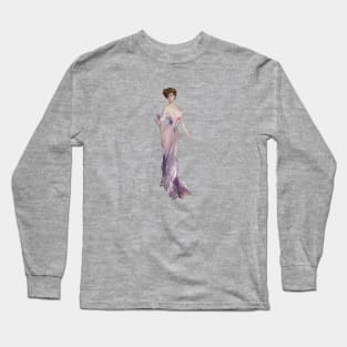 Gibson Girl Silhouette Long Sleeve T-Shirt